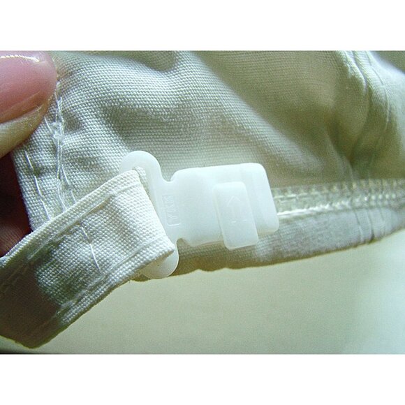 Vintage Perkin Elmer Adjustable Clip Back Baseball Cap Nissin Unisex Adult White - Picture 10 of 12